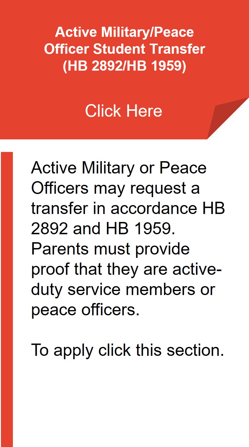 Active Peace Officer/Military Student Transfers Requests